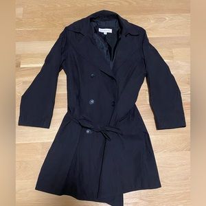 Liz Claiborne Black Trench Coat